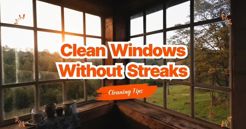 window cleaning tips without streaks